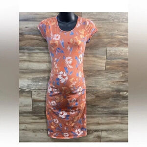 Isabel Maternity Floral Bodycon Dress